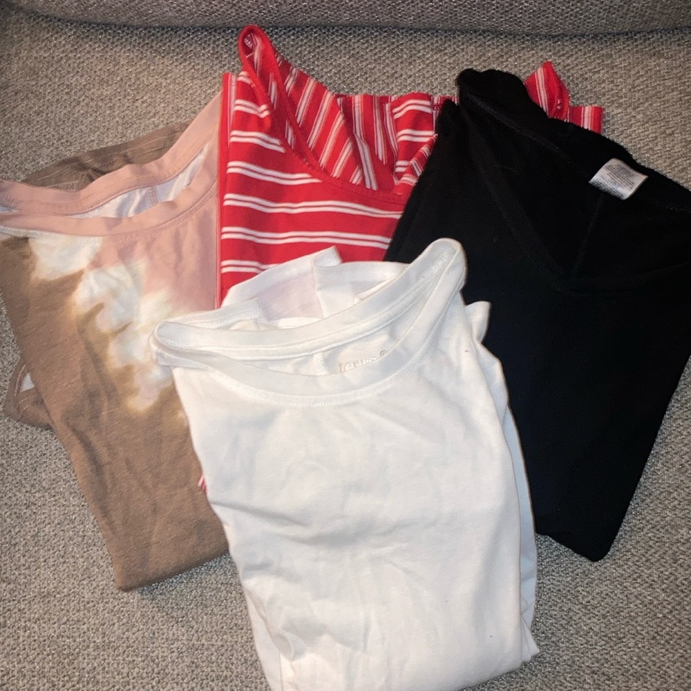 4 short sleeve tops